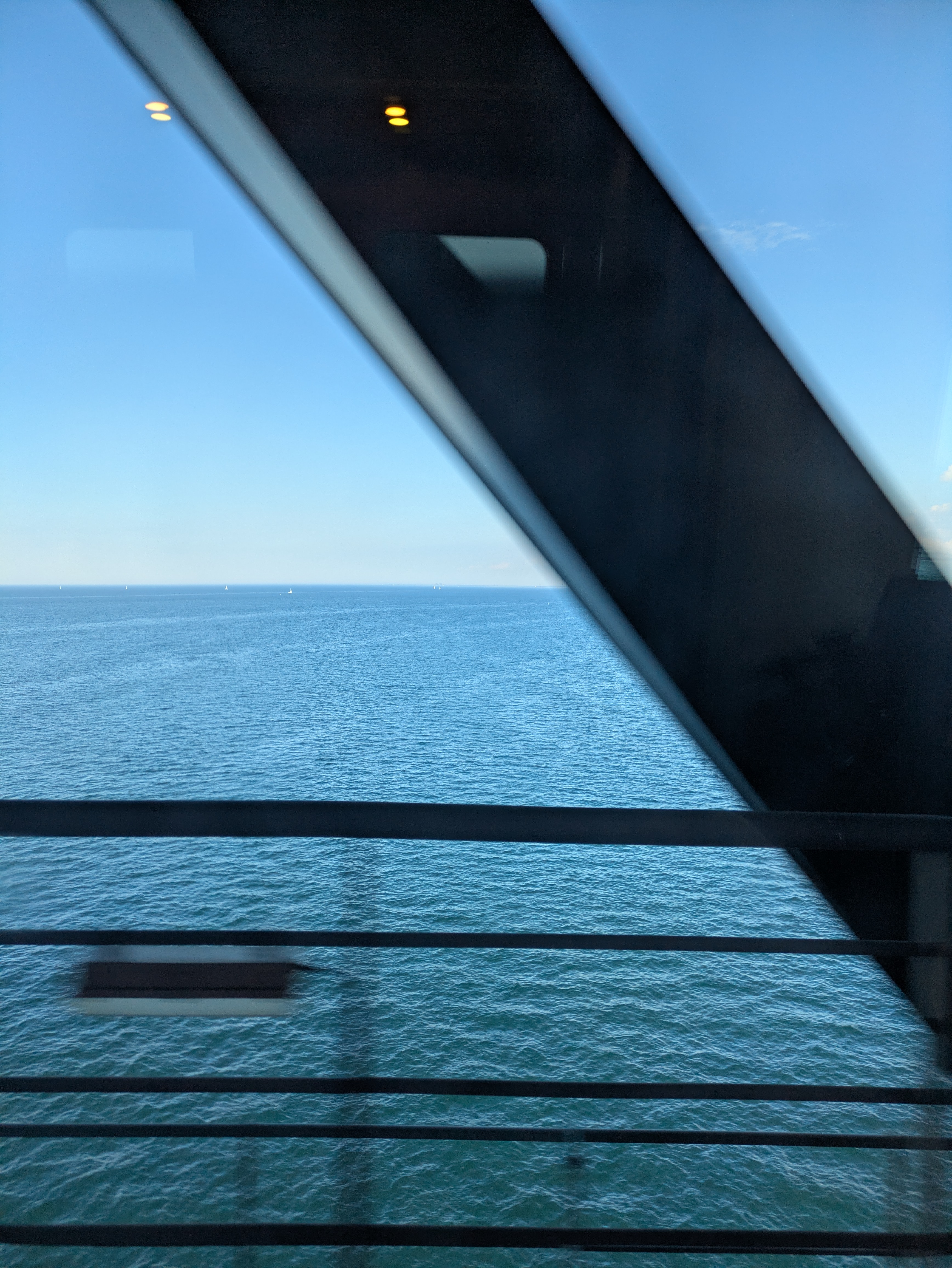 Crossing the Øresund into Sweden